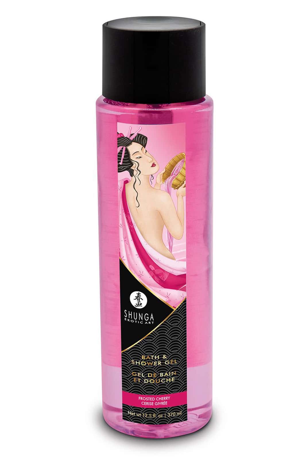 Żel do kąpieli i pod prysznic, jadalne bąbelki, smak wiśni — Shunga cherry