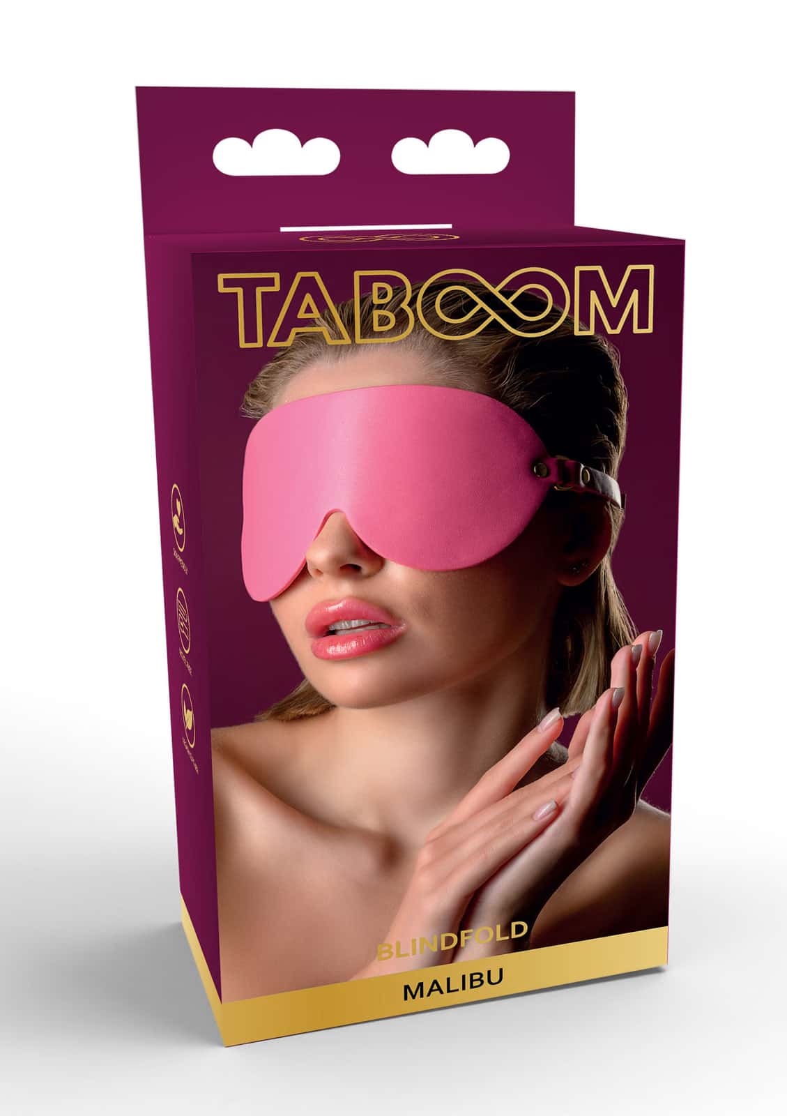Пов'язка на очі, веганська шкіра (PU) — Taboom Malibu Blindfold