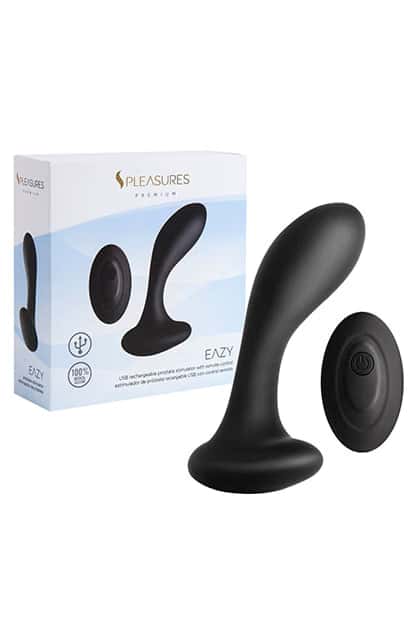 Masażer prostaty, pilot, silikon — S Pleasures Premium Line EAZY