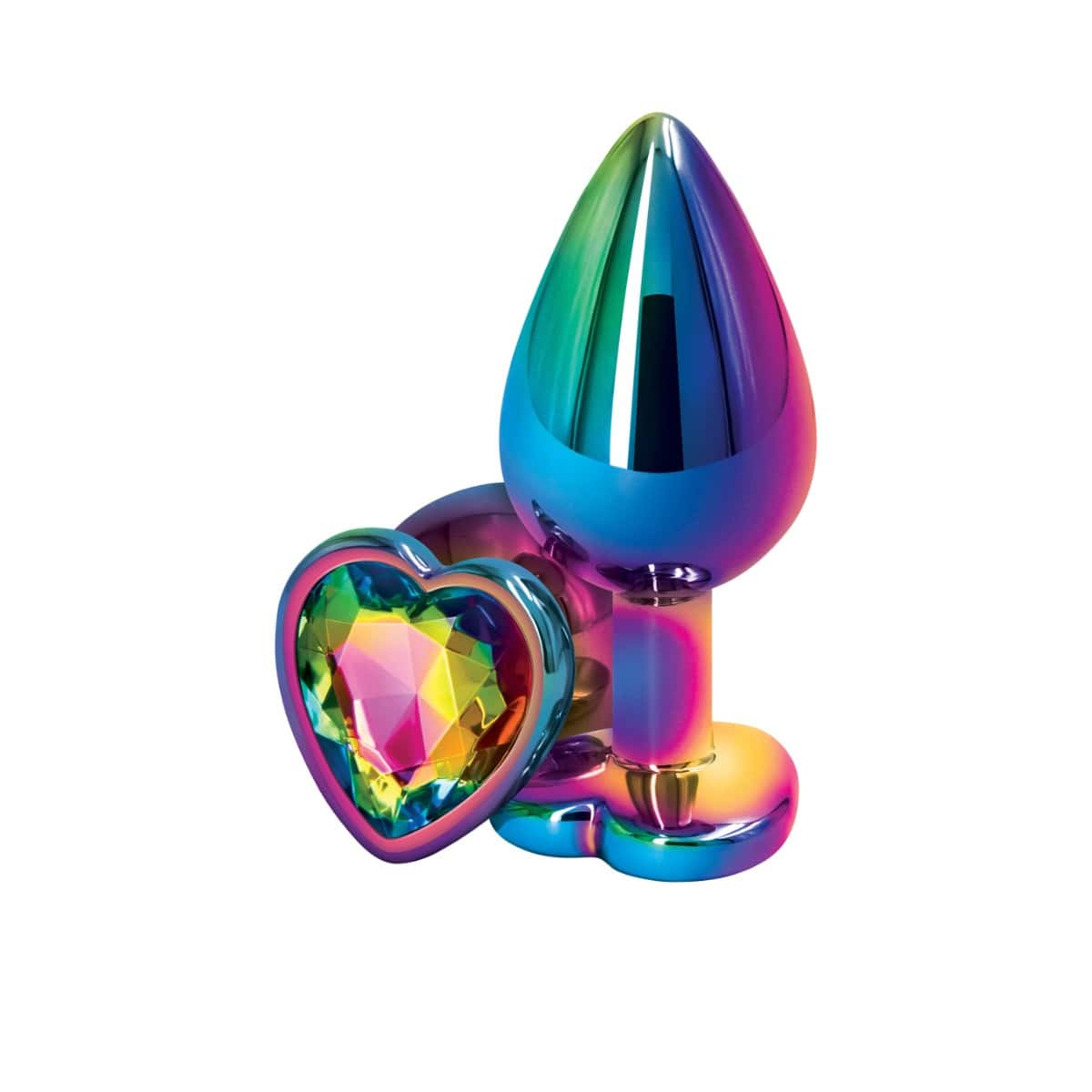 Korek Analny Rear Assets Heart M Mulitcolor NS Novelties