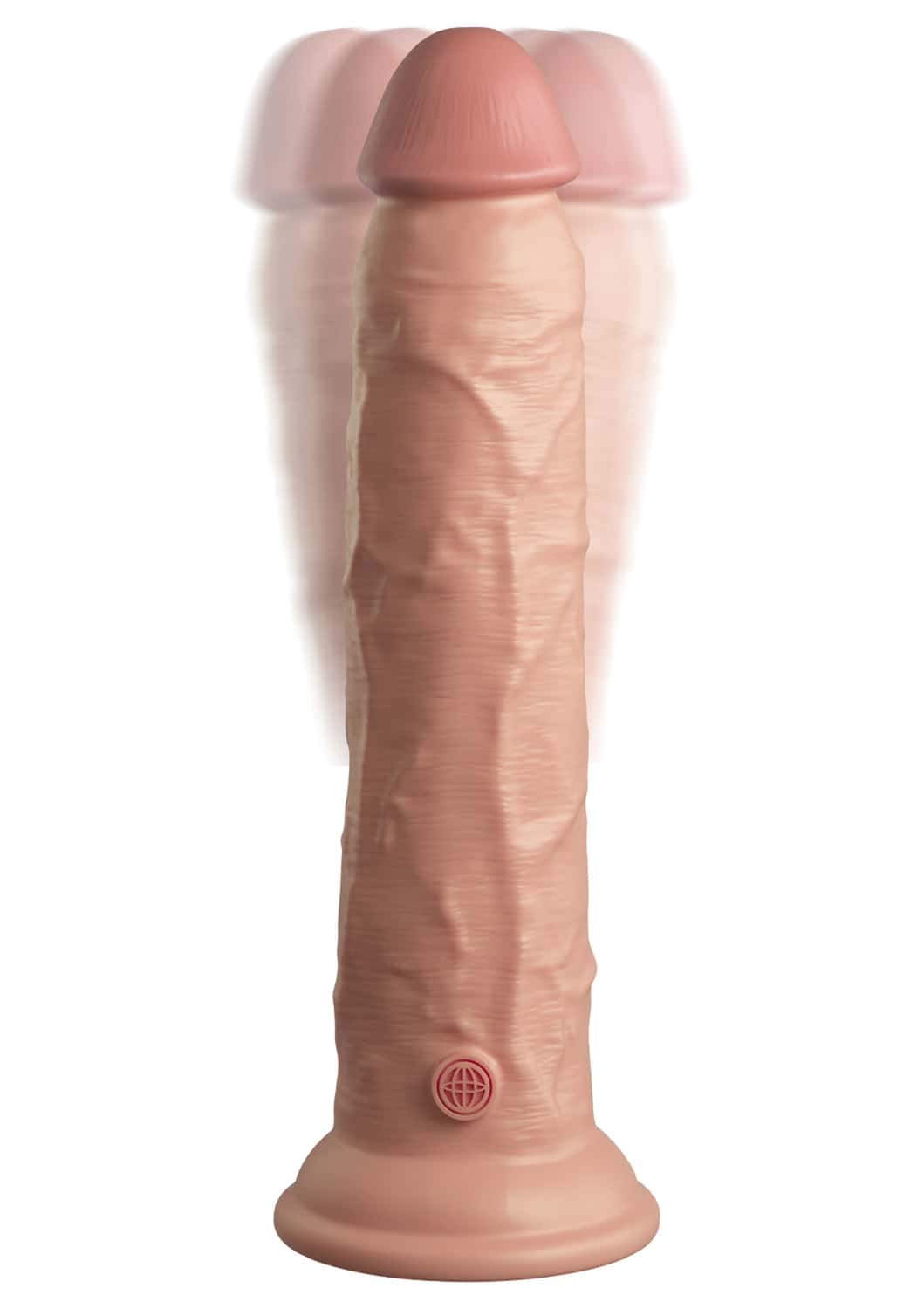 Sterowany Pilotem Miękki Silikonowy Wibrator Z Twardszym Rdzeniem 9 Inch Dual Density Vibe Cock Light King Cock