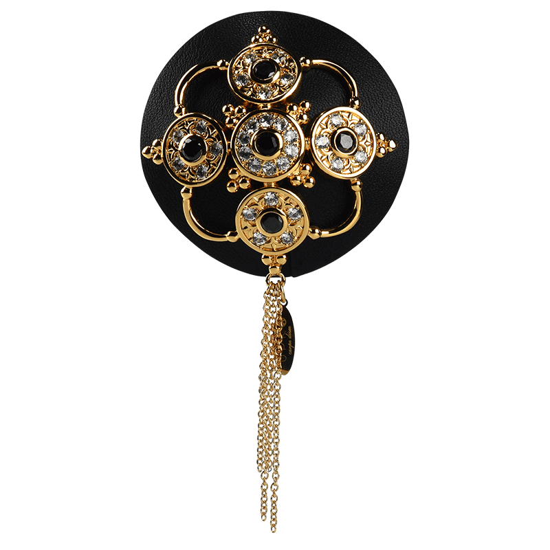 Skórzane Ozdobne Nasutniki Upko Luxury Baroque Leather Pasties UPKO