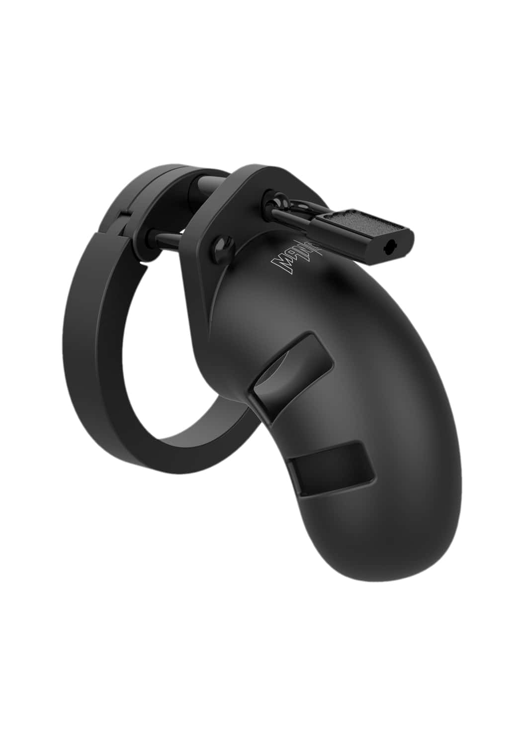 Silikonowa klatka na penisa Chastity Model 20 Silicone Cock Cage Black ManCage