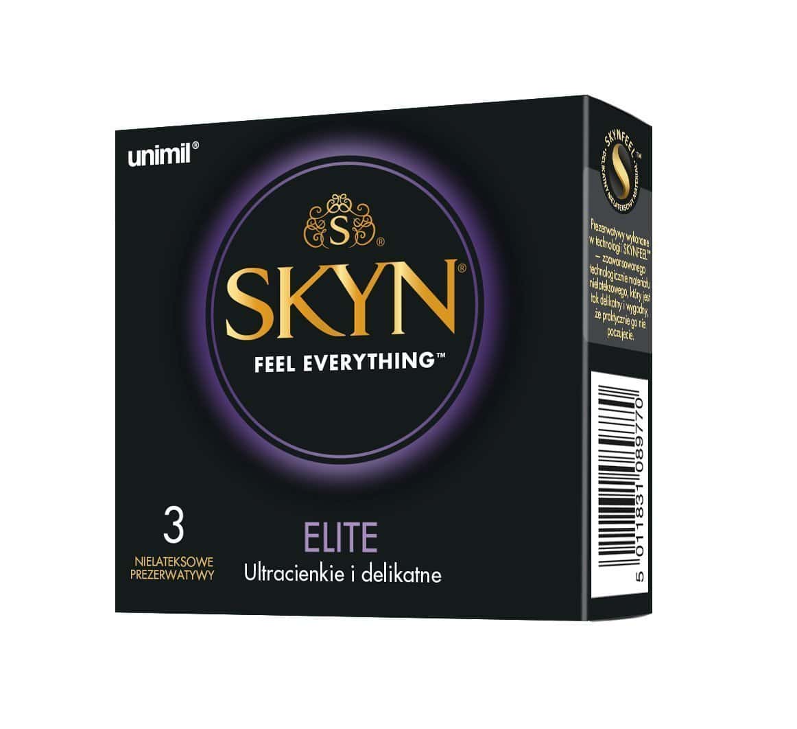 Skyn Elite Prezerwatywy Nielateksowe 3 Szt. Unimil
