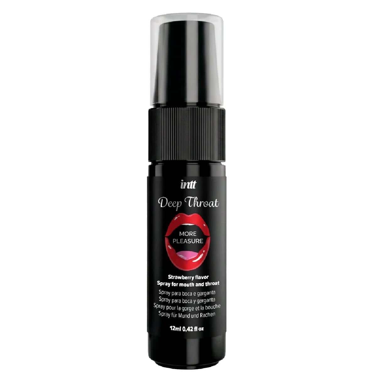 Spray do seksu oralnego Deep Throat Strawberry 12ml intt