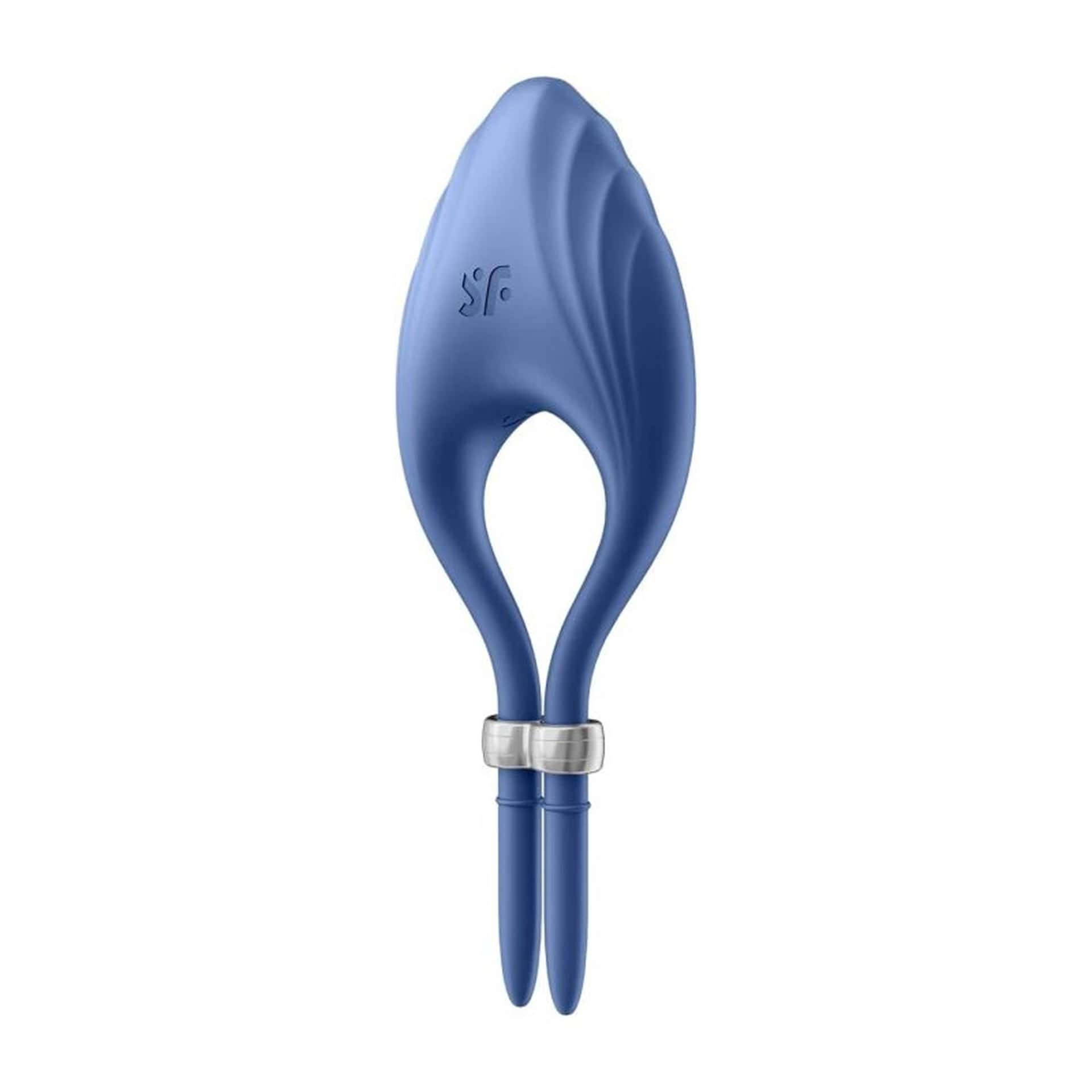 Pierścień erekcyjny Duelist Ring Vibrator Blue Satisfyer