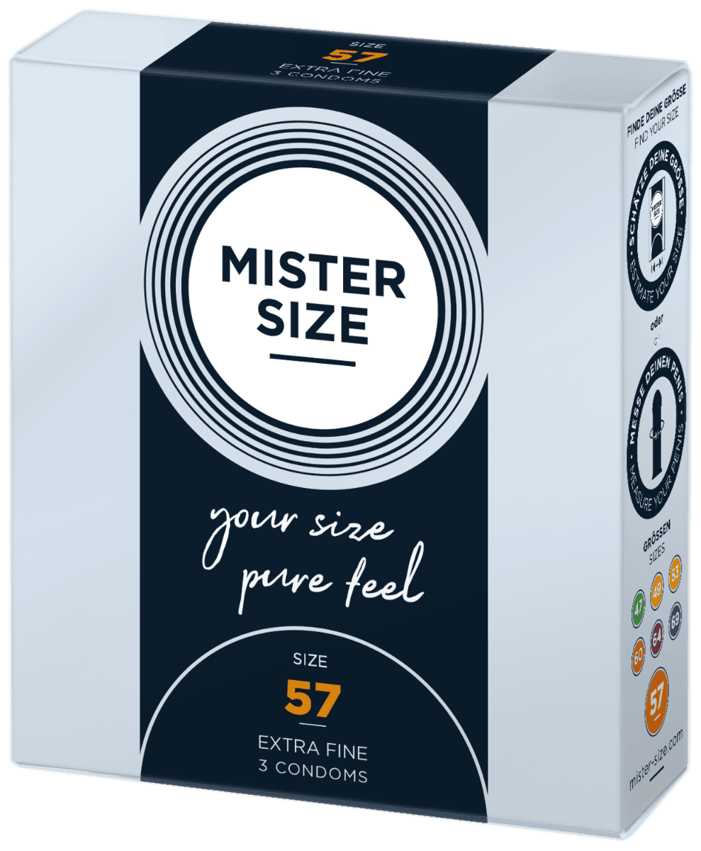 Condoms 57 Mm 3 Pieces Mister.Size