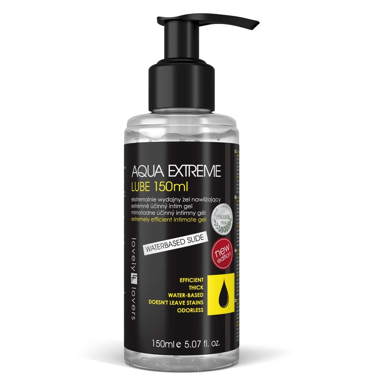 Wydajny Lubrykant Na Bazie Wody I Silikonu Aqua Extreme Lube 150 Ml Lovely Lovers