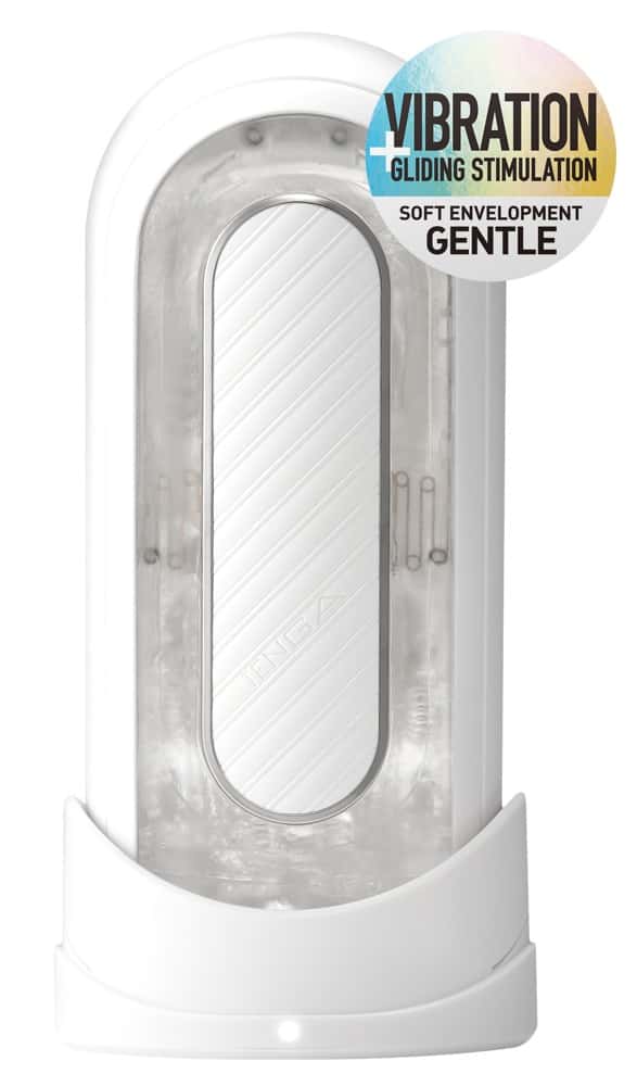 Masturbator Flip Zero Gravity  Electronic Vibration White Tenga