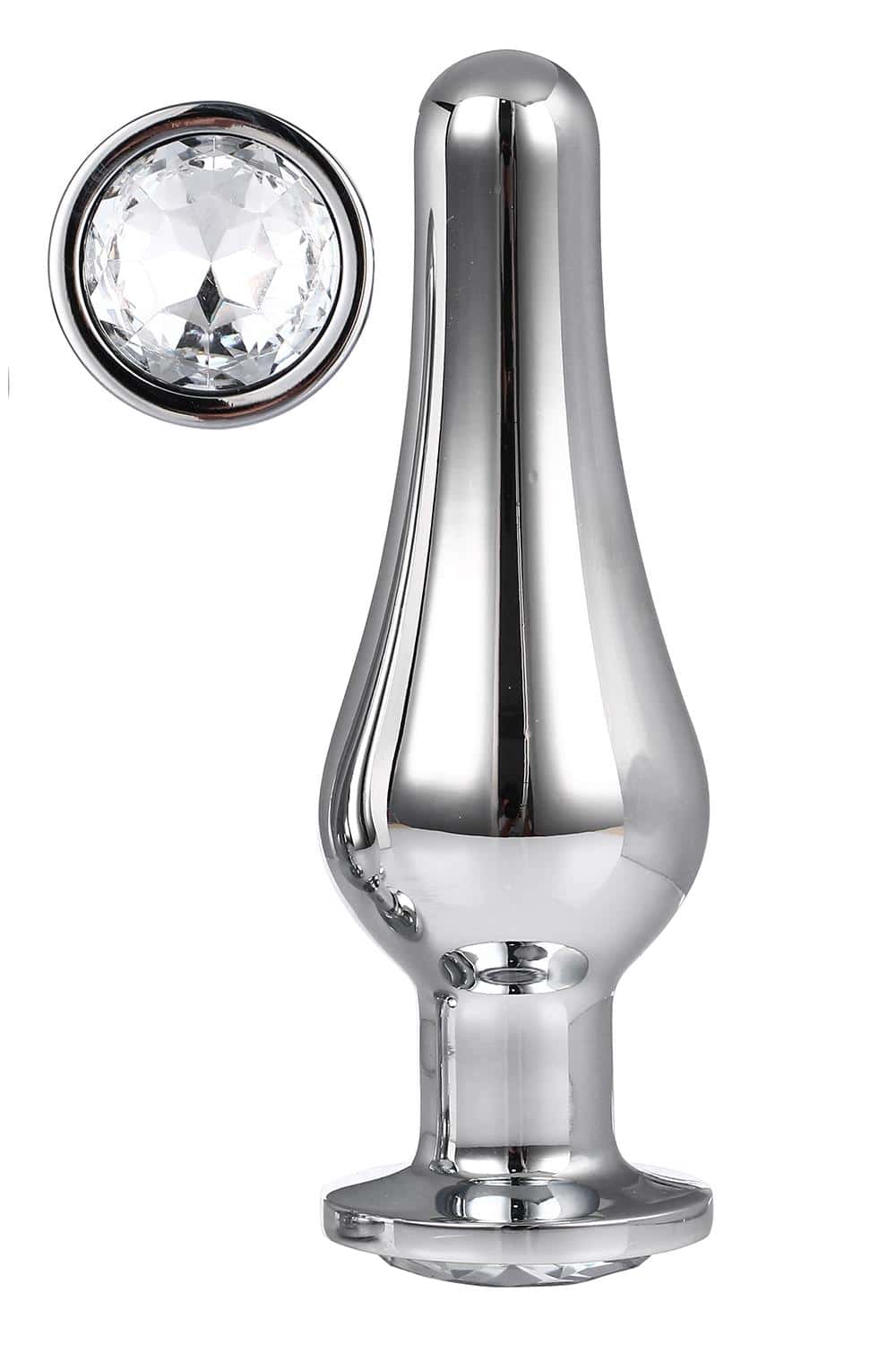 Korek Analny Gleaming Love Silver Pleasure Plug L Dreamtoys