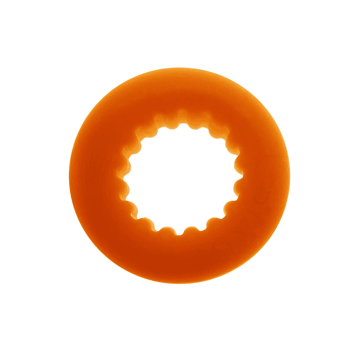 Pierścień erekcyjny Axis Rib Griphold Cockring Ice Orange Oxballs