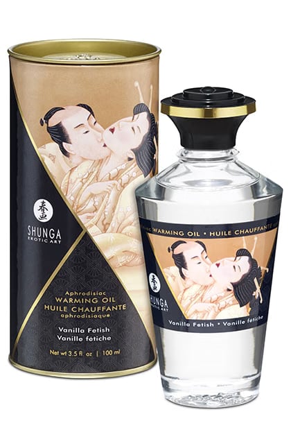 Shunga warming oil vanilla fetish