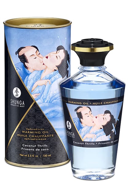 Shunga warming oil coconut thrills