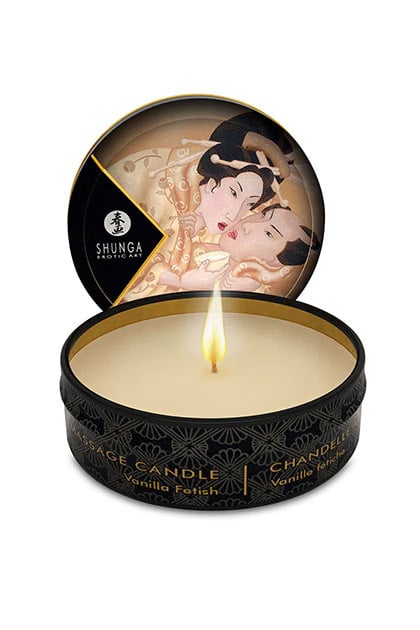 Shunga mini massage candle desire vanilla fetish