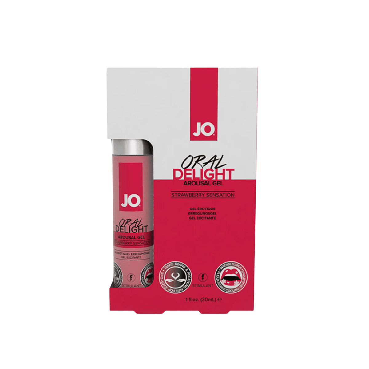 Żel Do Seksu Oralnego Oral Delight Strawberry 30 Ml System JO
