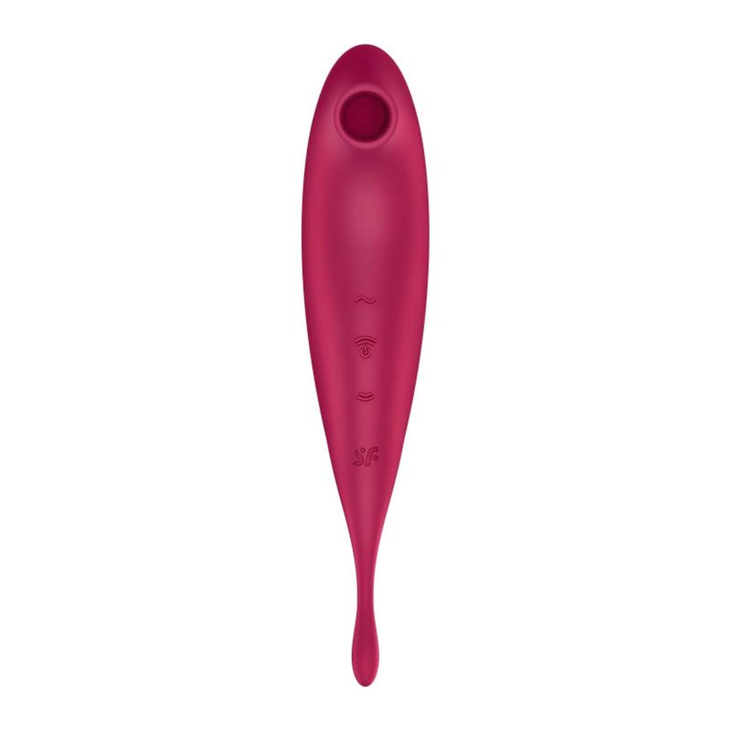 Wibrator wielofunkcyjny Twirling Pro Connect App dark red Satisfyer