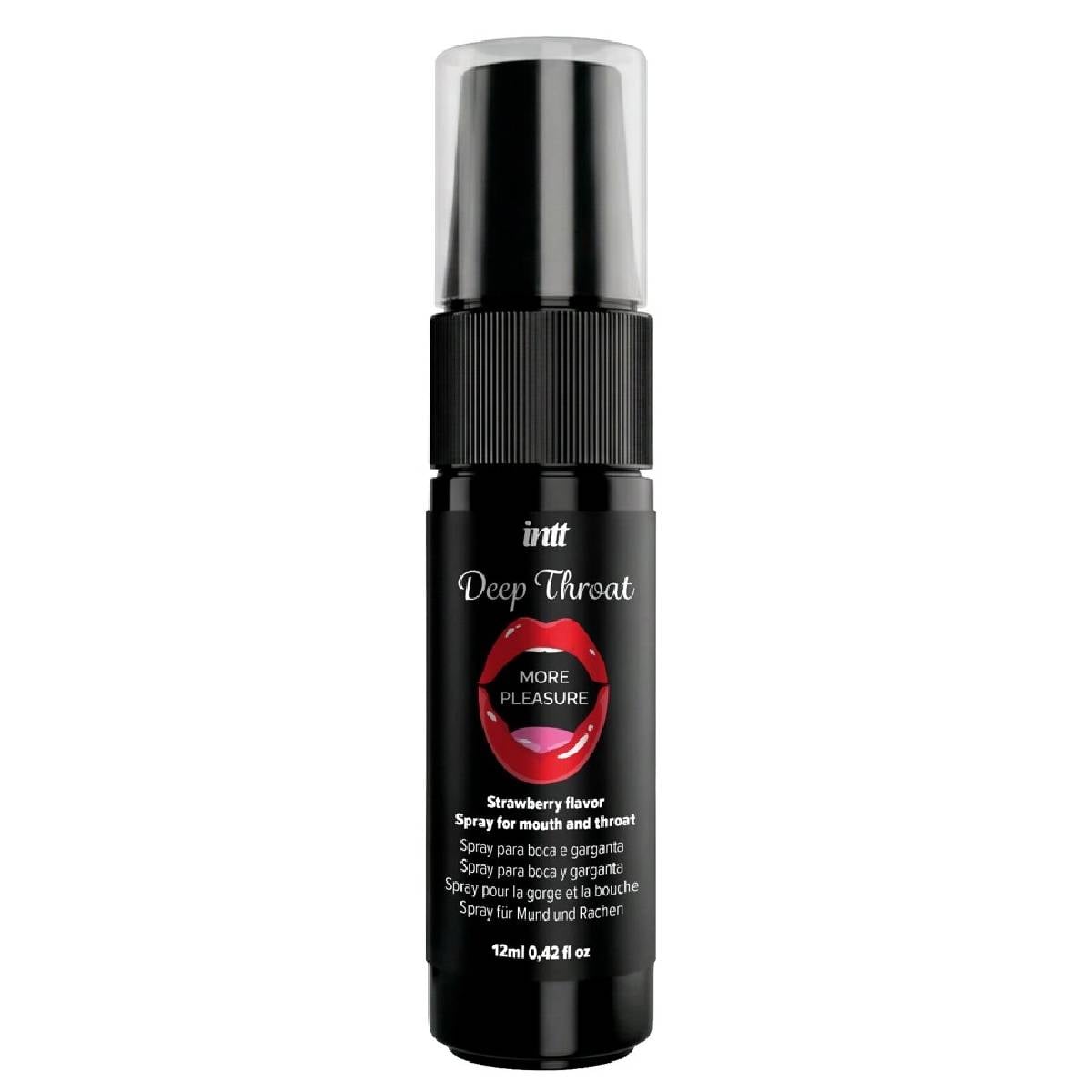 Spray do seksu oralnego Deep Throat Strawberry 12ml intt