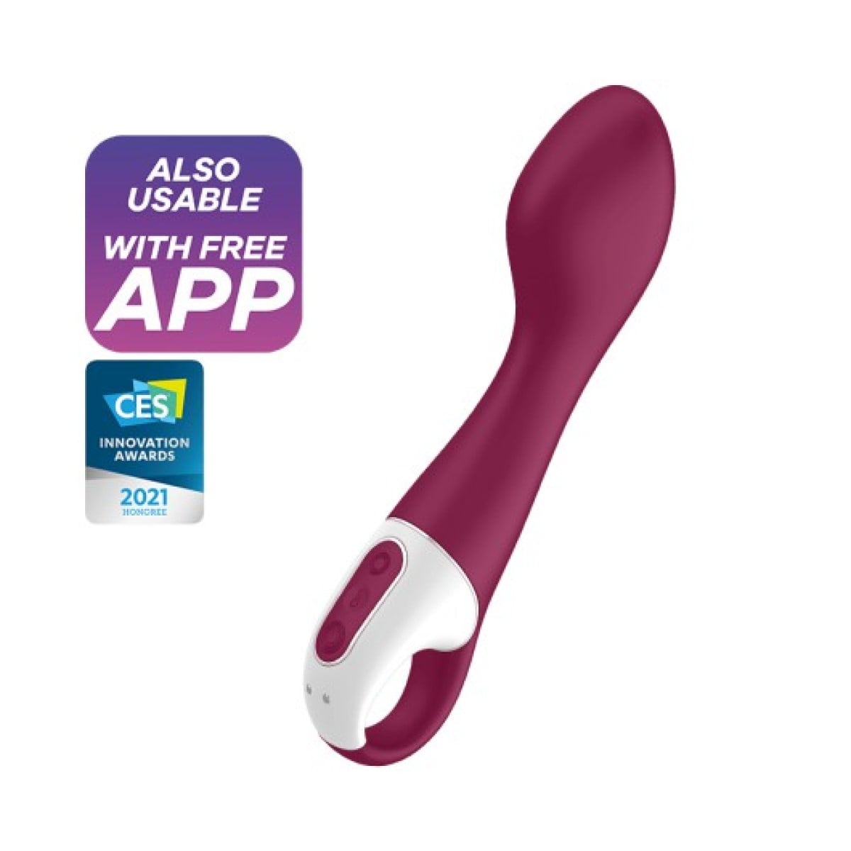 Podgrzewany wibrator do punktu G Hot Spot Connect App Satisfyer