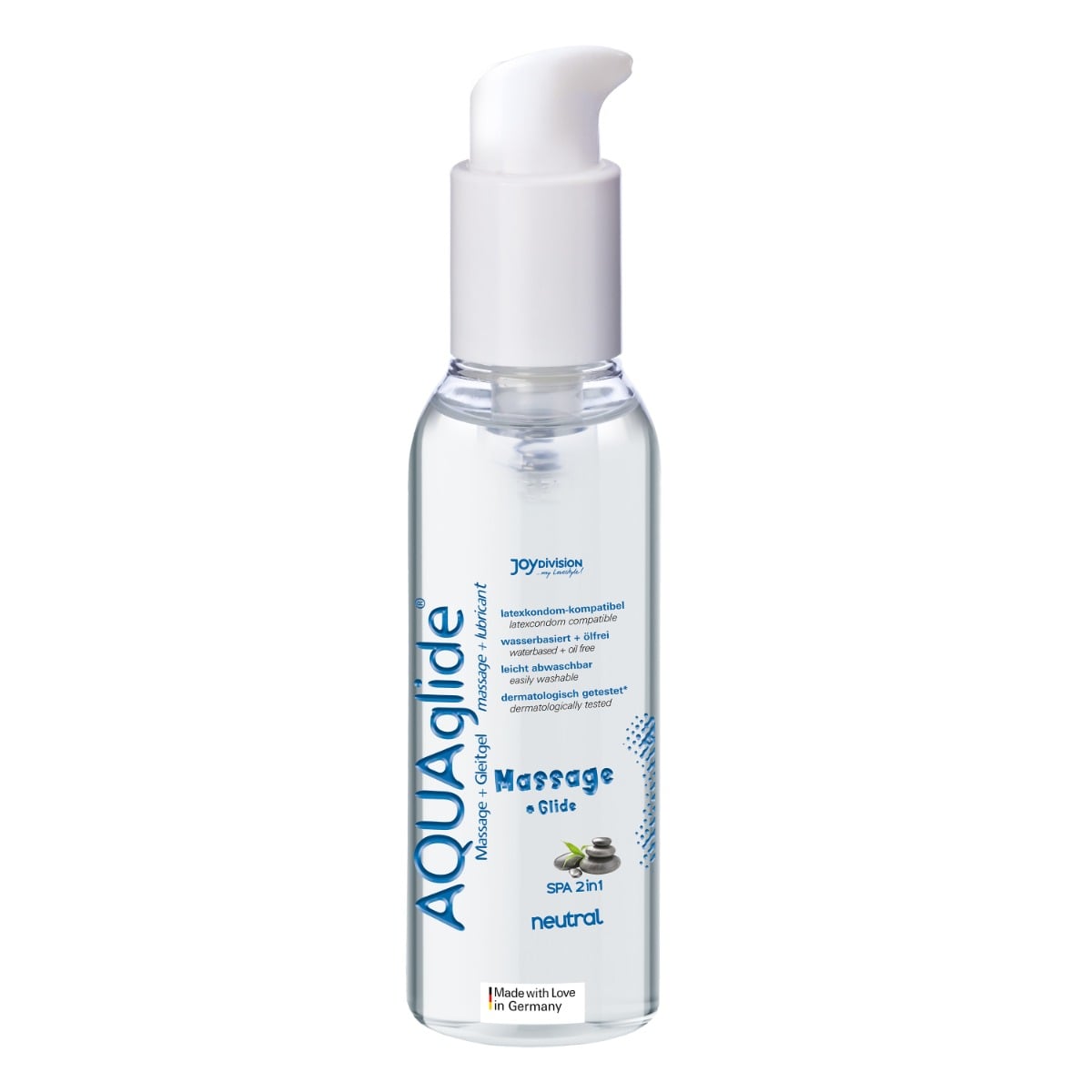 Lubrykant I Żel Do Masażu Aquaglide Massage + Glide Neutral 200 Ml JoyDivision