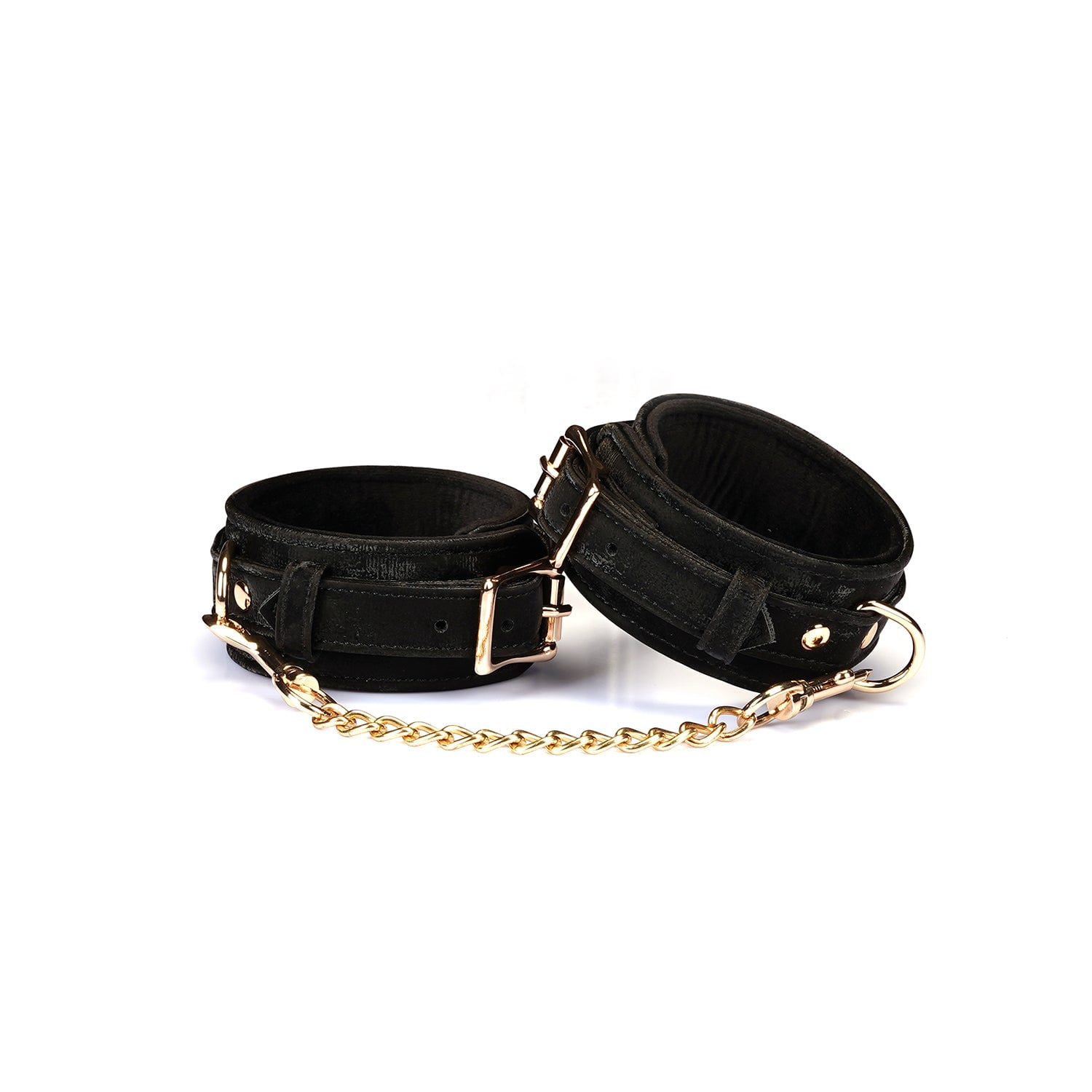 Kajdanki Boudoir Amor Black Ankle Cuffs Liebe Seele