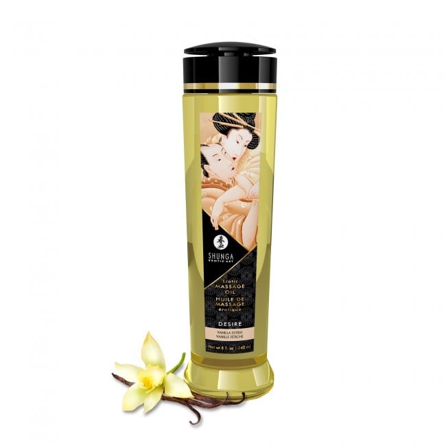 Olejek Do Masażu Erotic Massage Oil Desire / Vanilla 240Ml Shunga