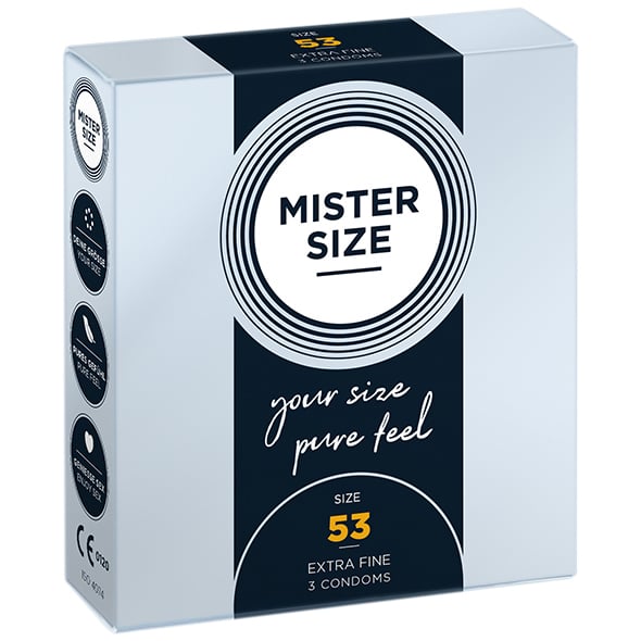 Condoms 53 Mm 3 Pieces Mister.Size