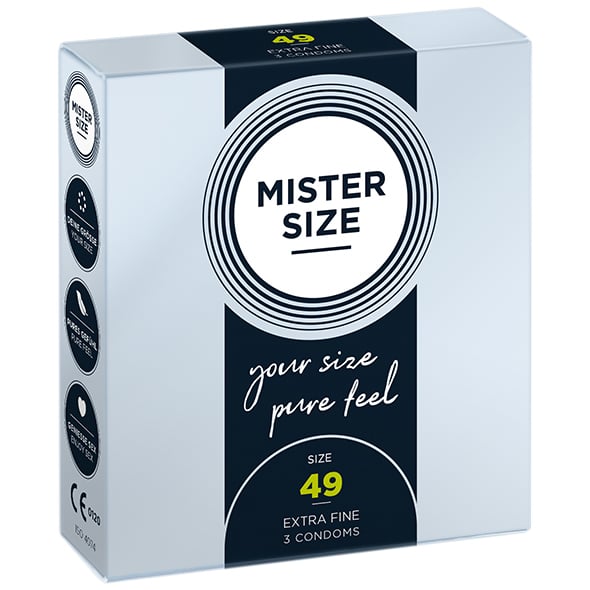 Condoms 49 Mm 3 Pieces Mister.Size