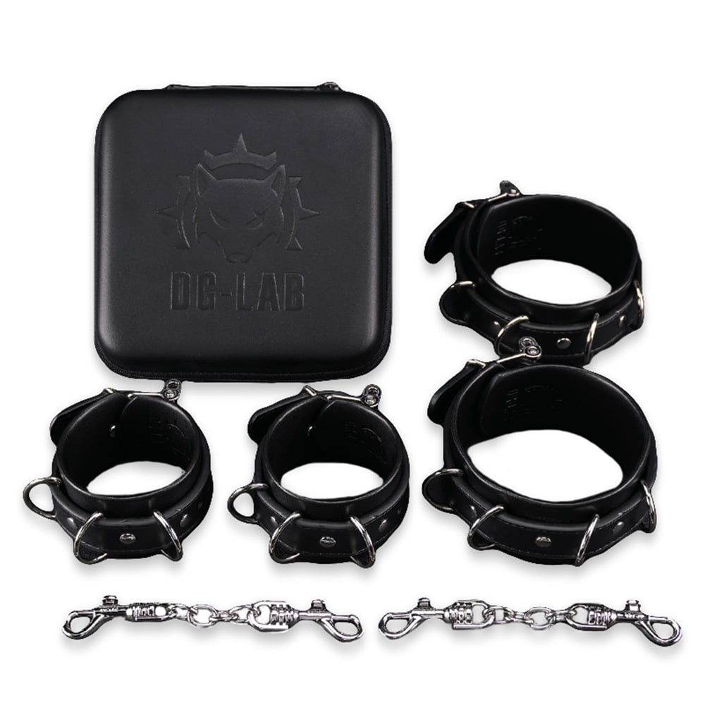Zestaw do krępowania Hunter Restraints Set Black Dungeon Lab