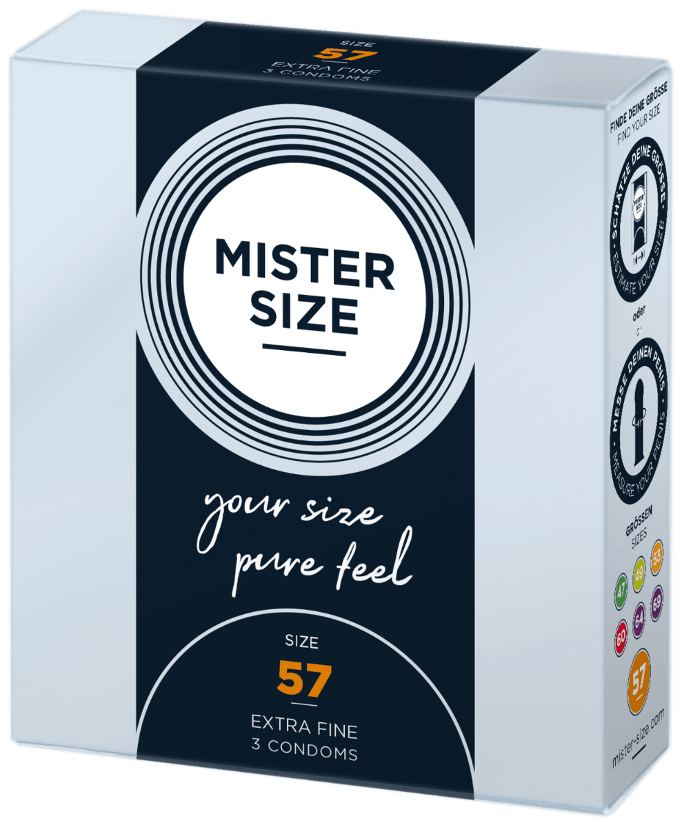 Condoms 57 Mm 3 Pieces Mister.Size