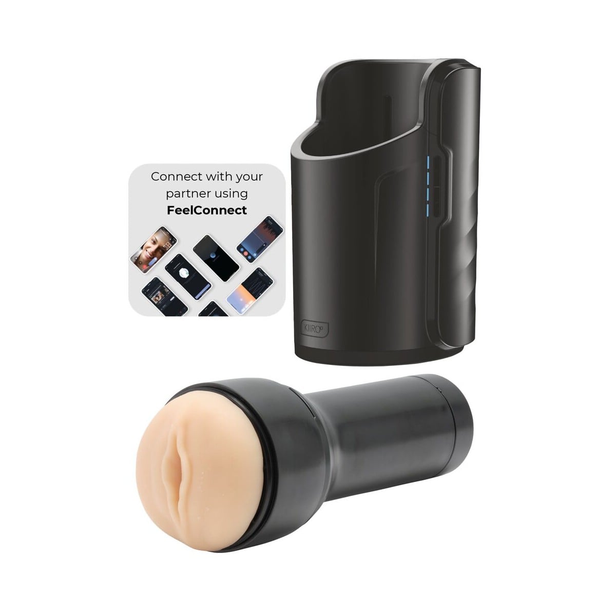 Masturbator Keon Wifi Combo Set by Kiiroo (stroker included)