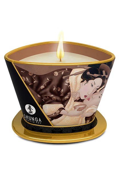 Shunga massage candle excitation intoxicating chocolate