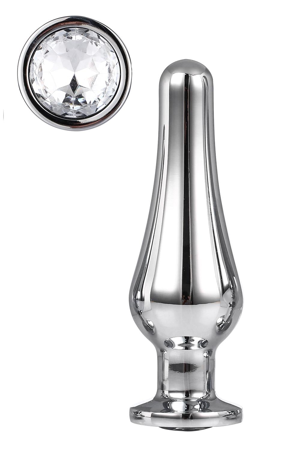 Korek Analny Gleaming Love Silver Pleasure Plug M Dreamtoys